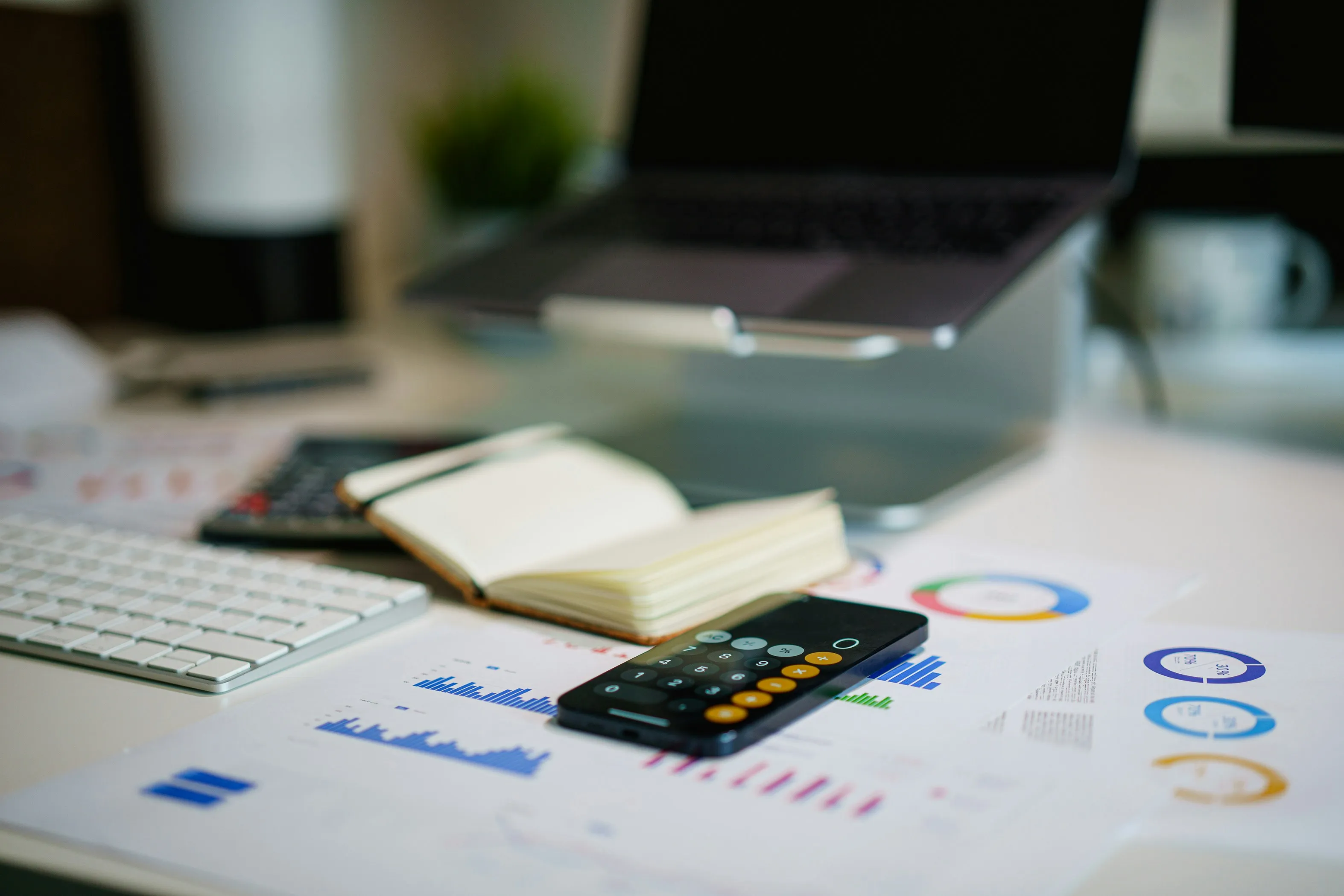 Accountant reviewing an accounting invoice example and accounting invoice sample