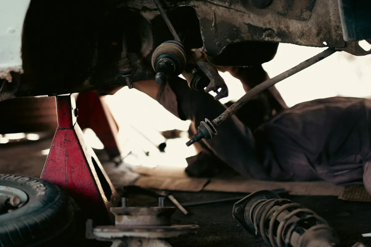 Body shop repair invoice example showing vehicle work and replacement parts