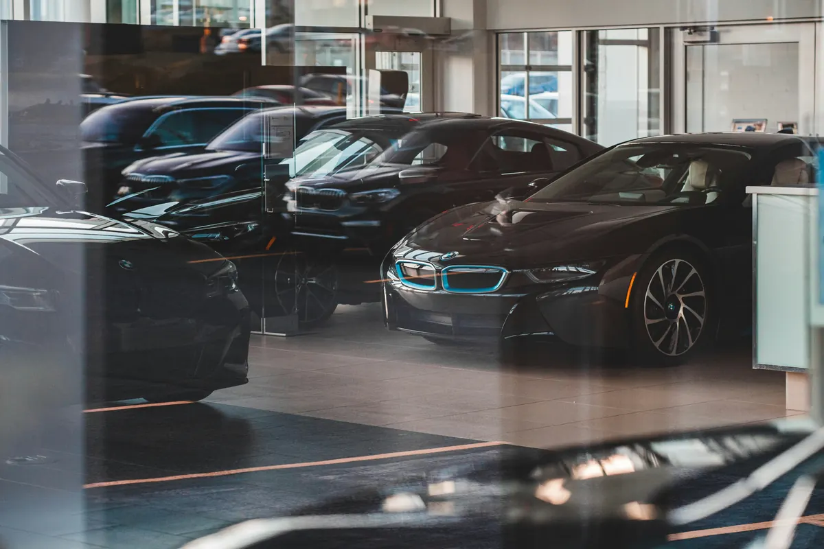 Used car dealership creating an editable vehicle sales invoice