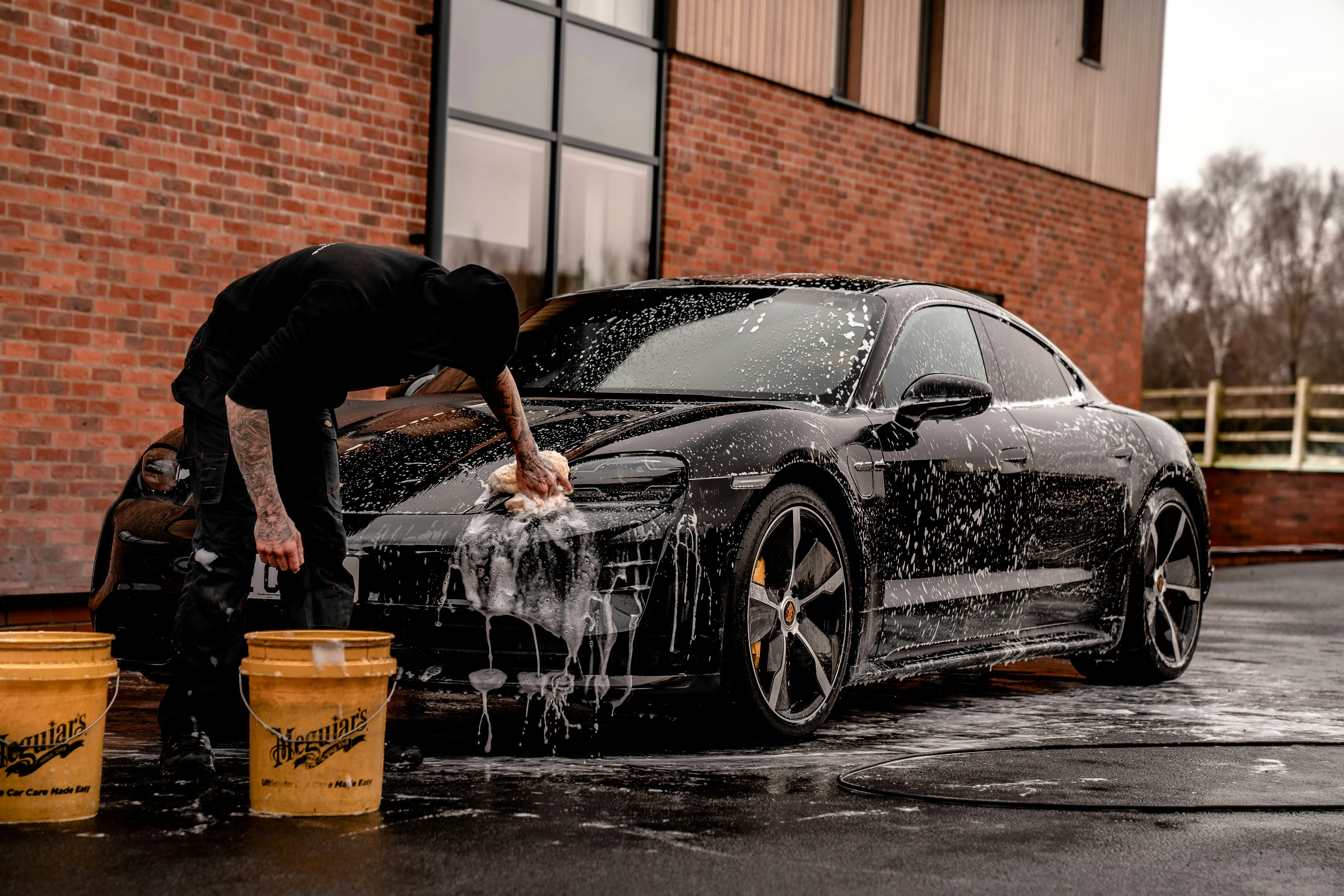 Car wash business creating a professional car wash invoice