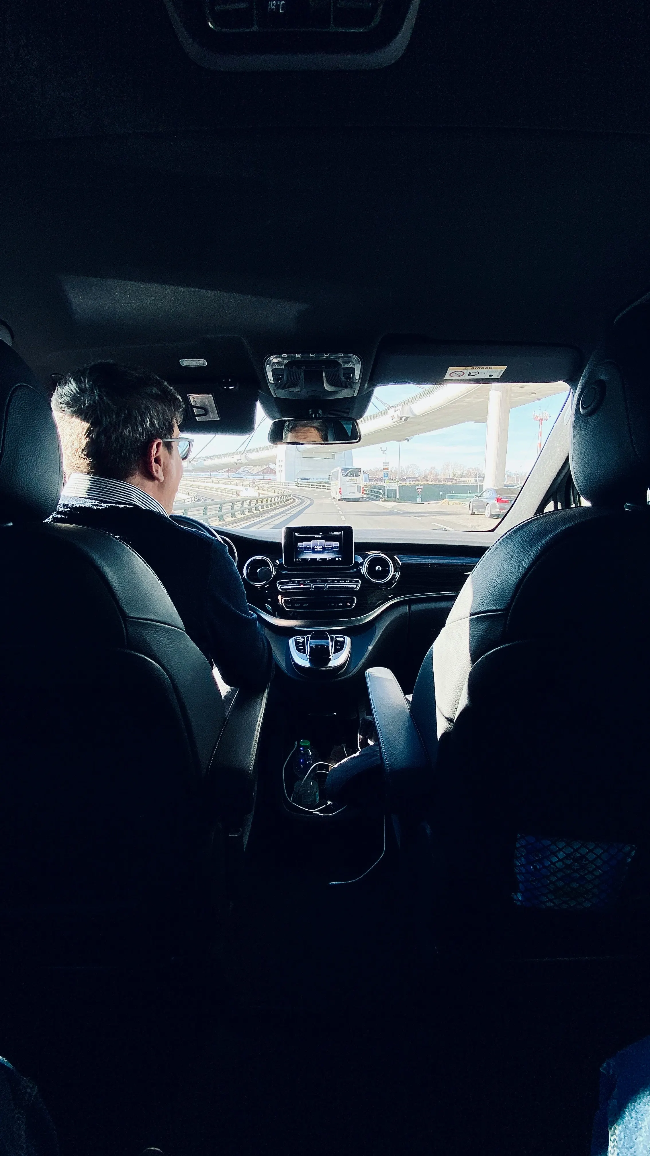 Executive chauffeur reviewing a chauffeur invoice example
