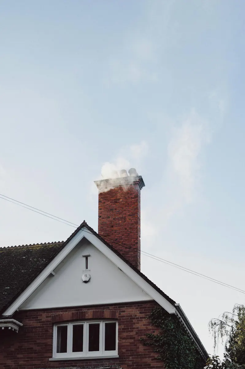 Chimney sweep invoice example showing cleaning and repair services