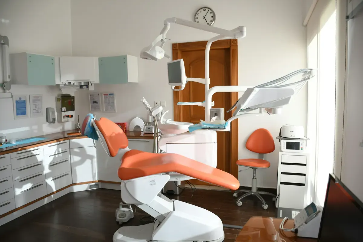 Dental clinic using a dental invoice template for patient billing