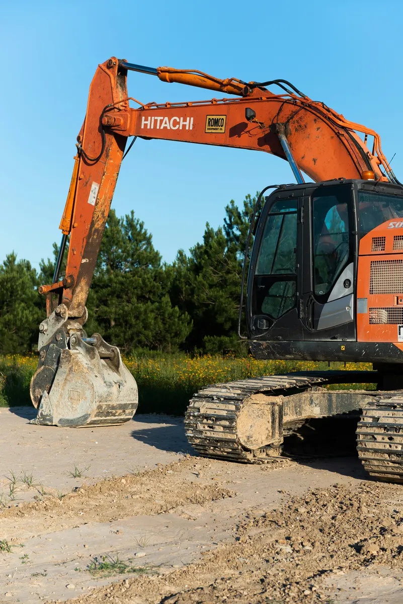 Rental equipment and machinery prepared for customer hire