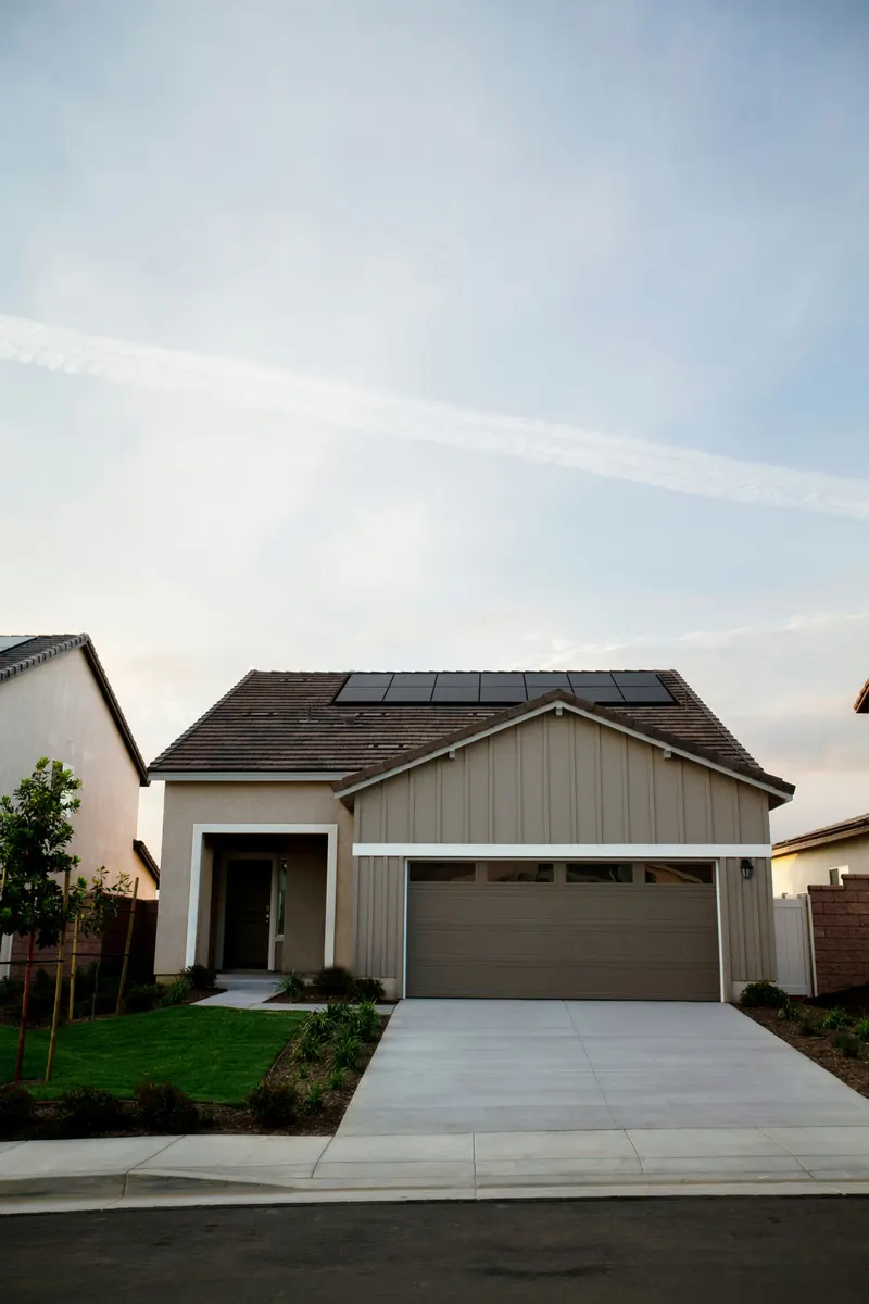 Garage door contractor reviewing a garage door invoice example