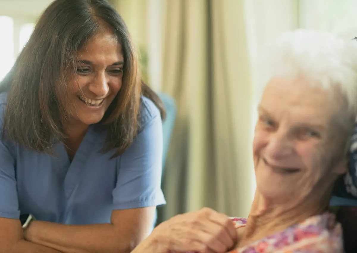 Home care provider using a caregiver invoice template