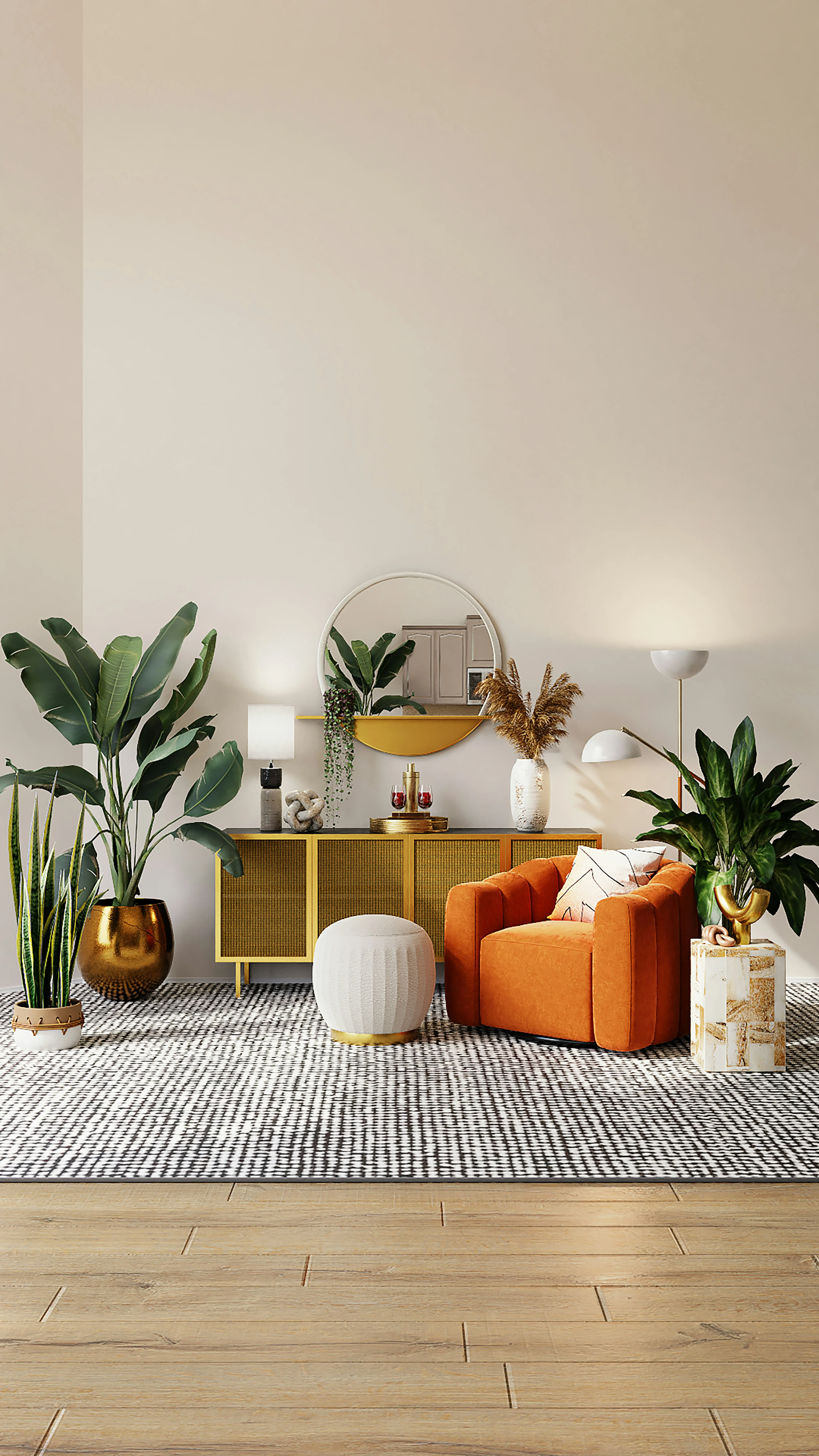 Interior designer preparing an interior design invoice template for client billing