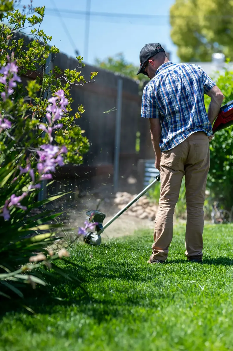 Lawn care business reviewing a lawn care invoice example