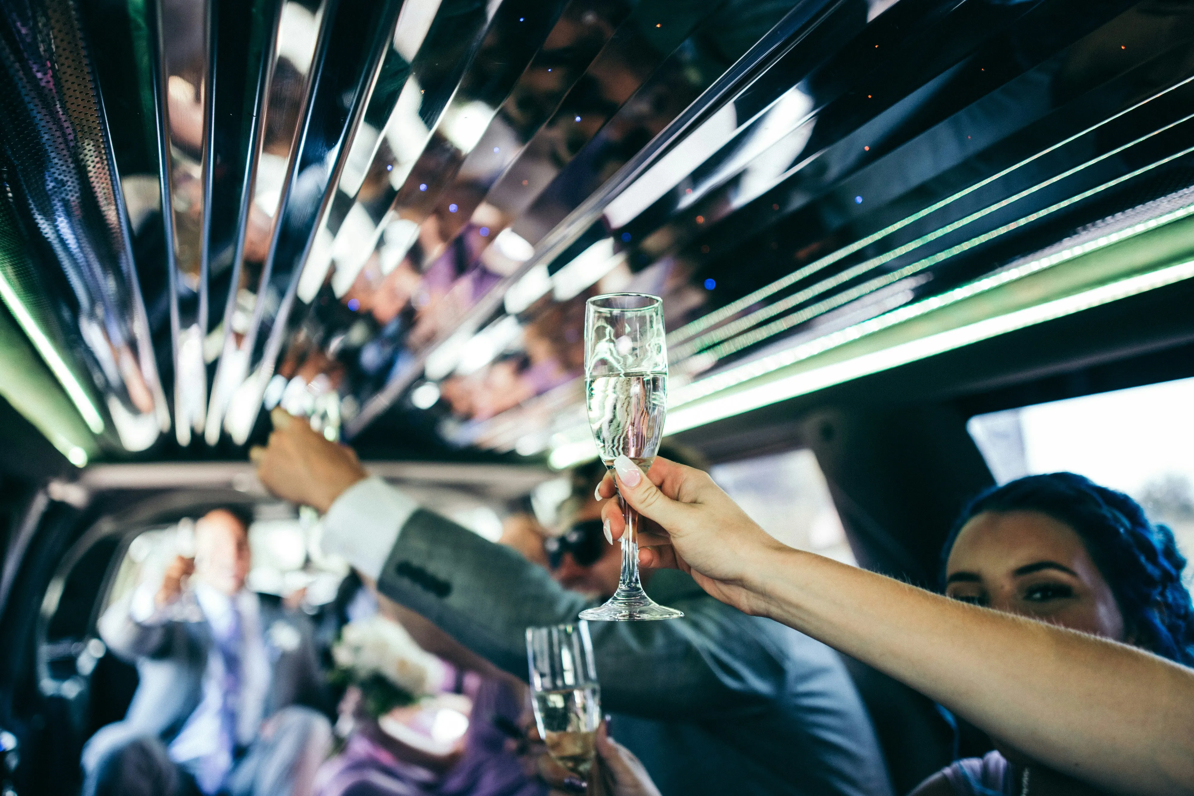 Executive transportation company using a limousine invoice template