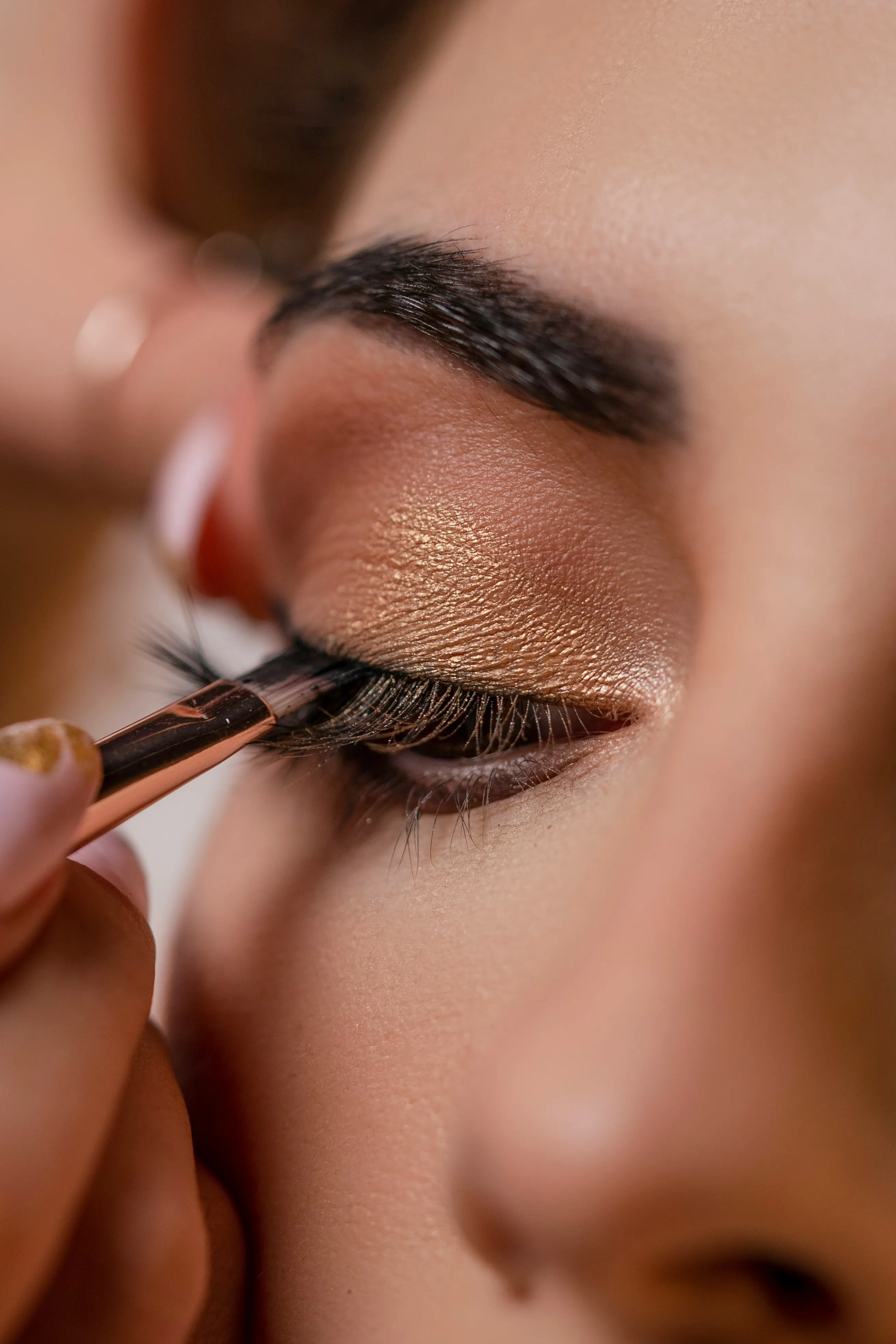 Beauty professional reviewing a makeup artist invoice example