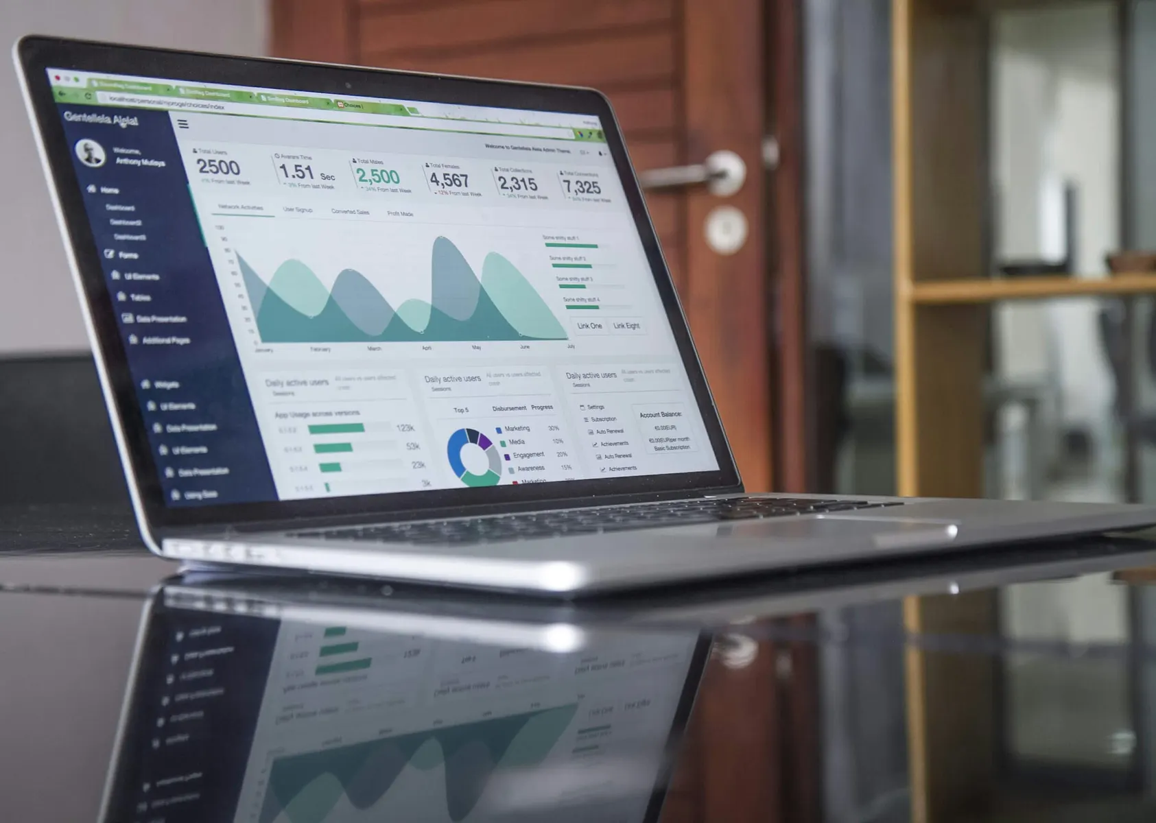 Marketing consultant preparing a marketing invoice for client work