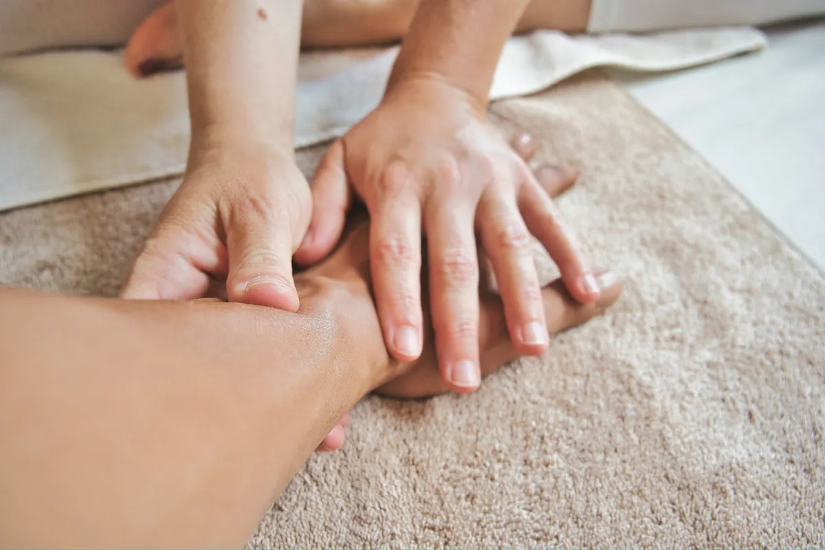 Massage invoice example showing therapy sessions and treatment charges