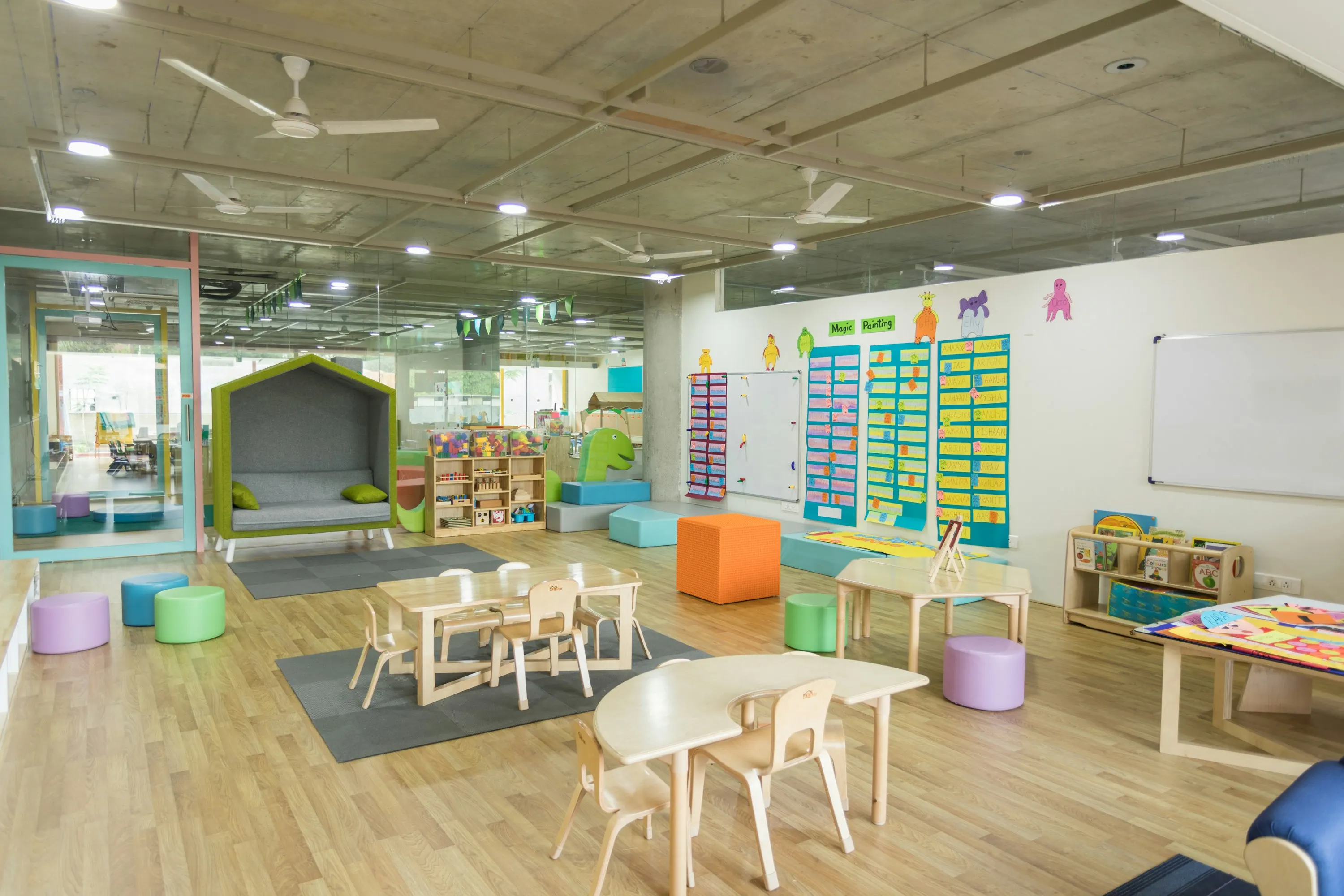 Daycare and nursery administrator using a childcare invoice template