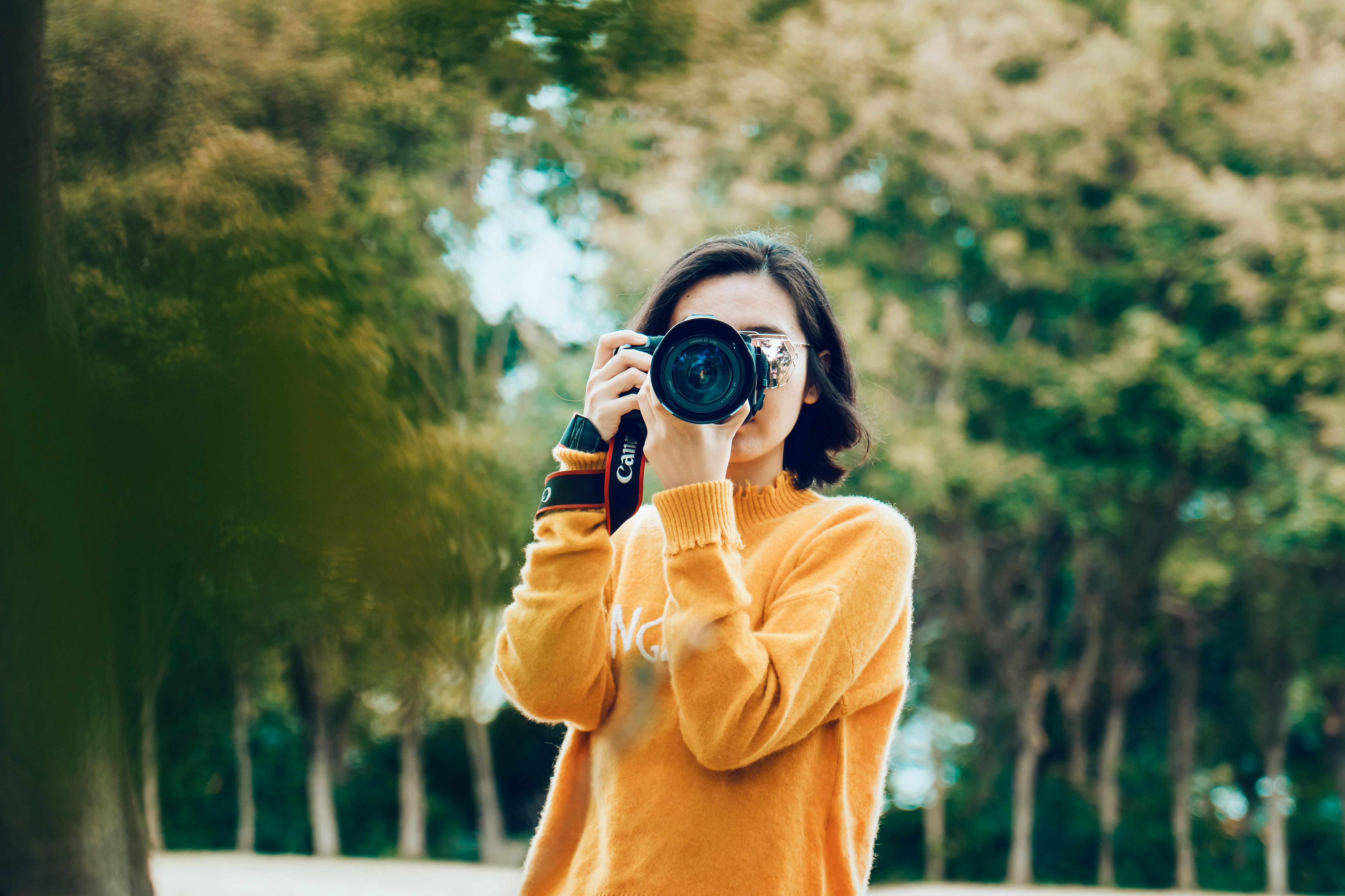 Photographer preparing an invoice for photography services and photoshoots