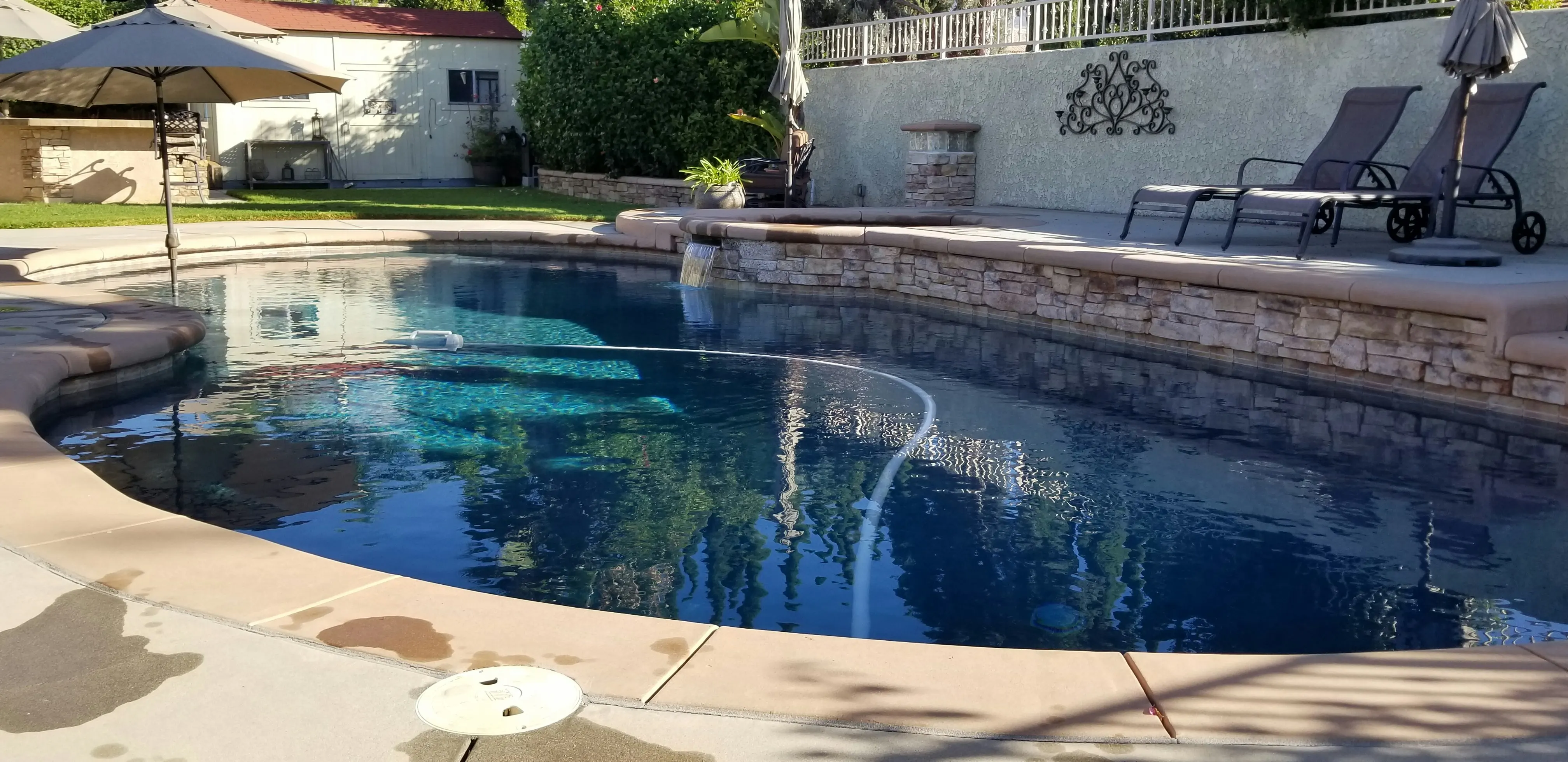 Swimming pool company using a pool service invoice template