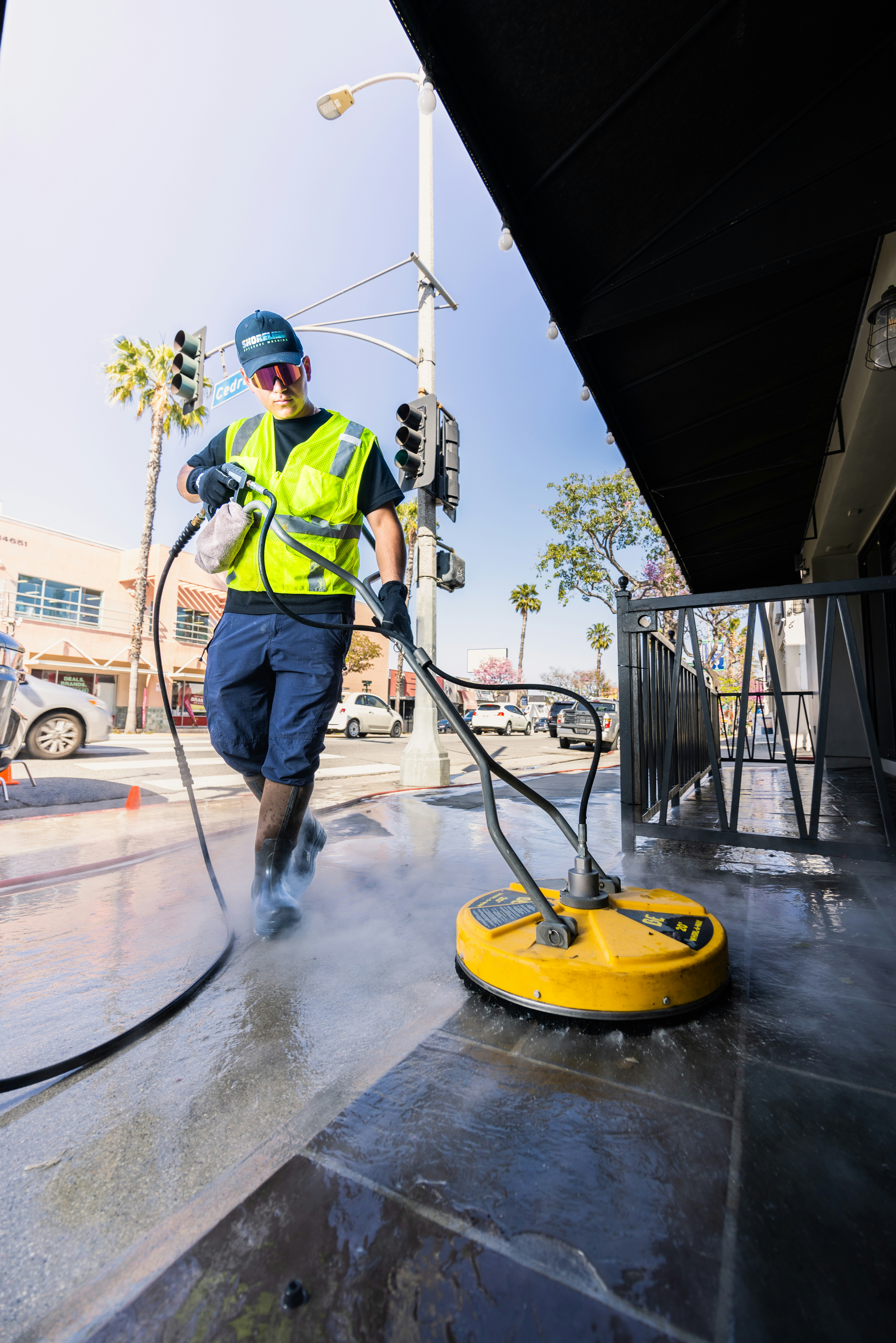 Pressure washing invoice example for exterior cleaning services