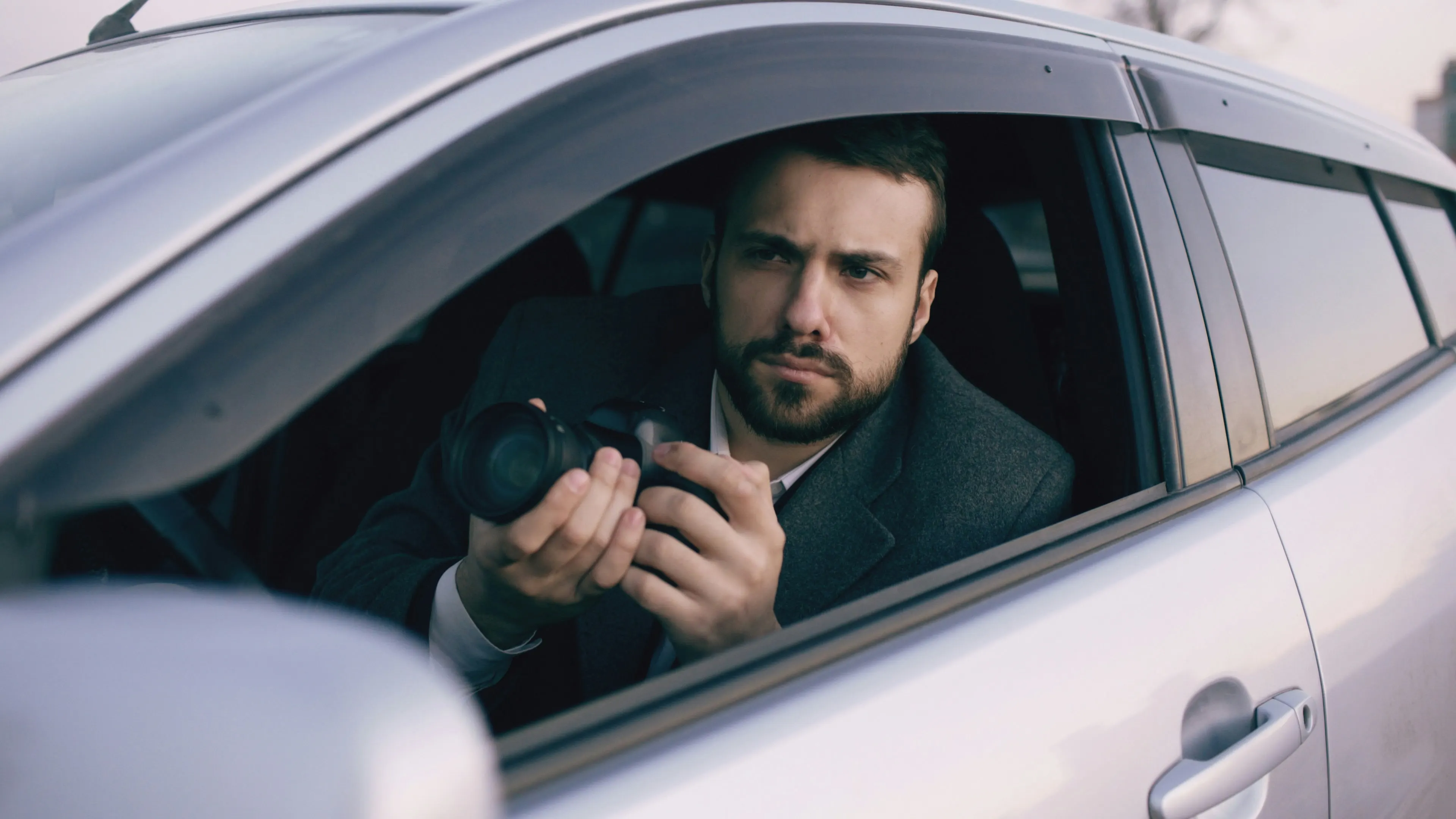 Private investigator preparing a professional investigation invoice