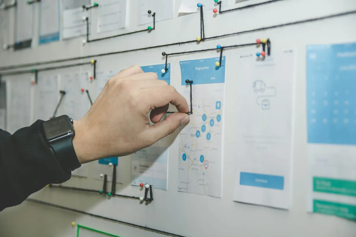 Freelance project manager completing an editable invoice