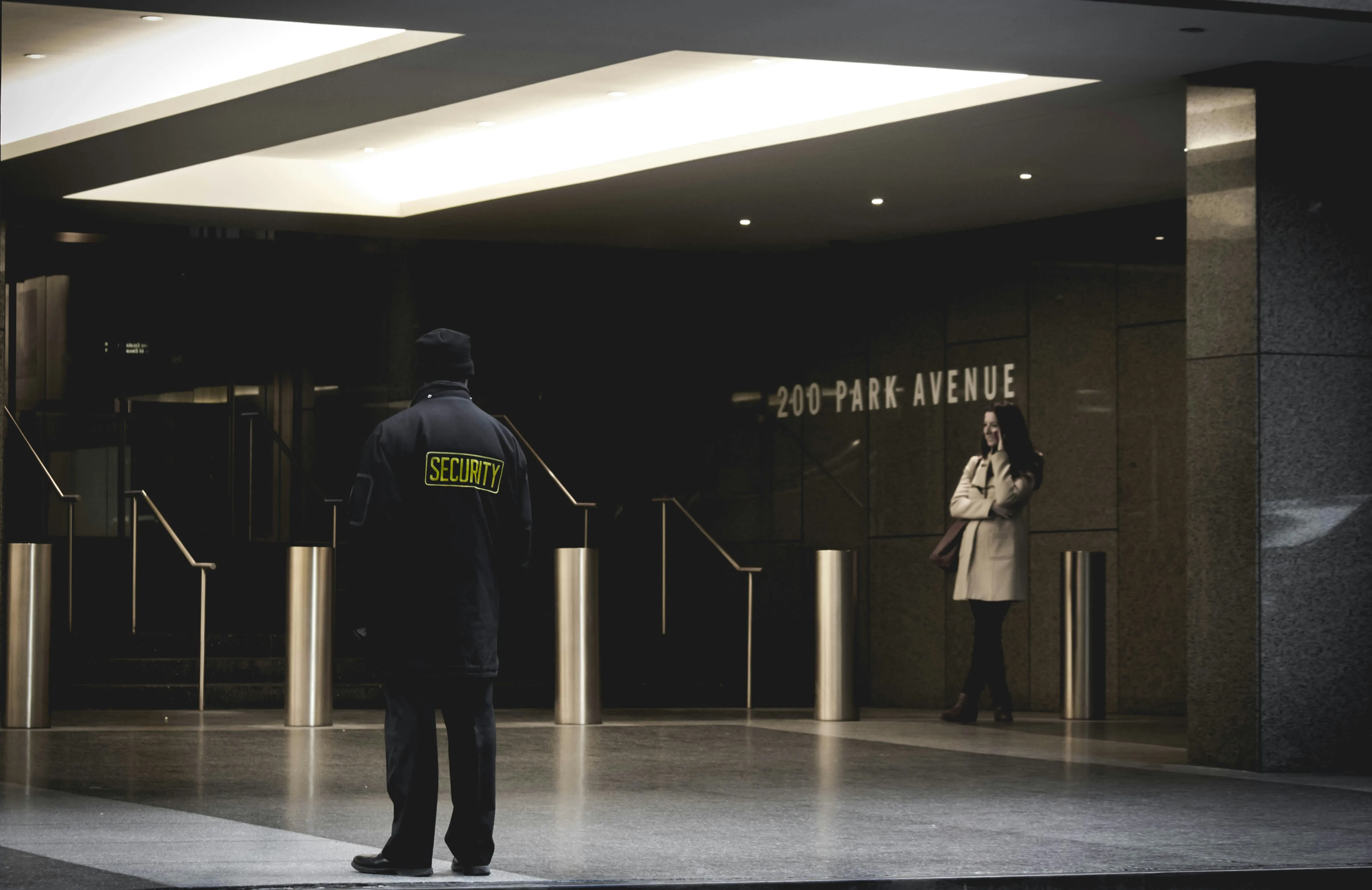Security company preparing a security invoice template for client billing