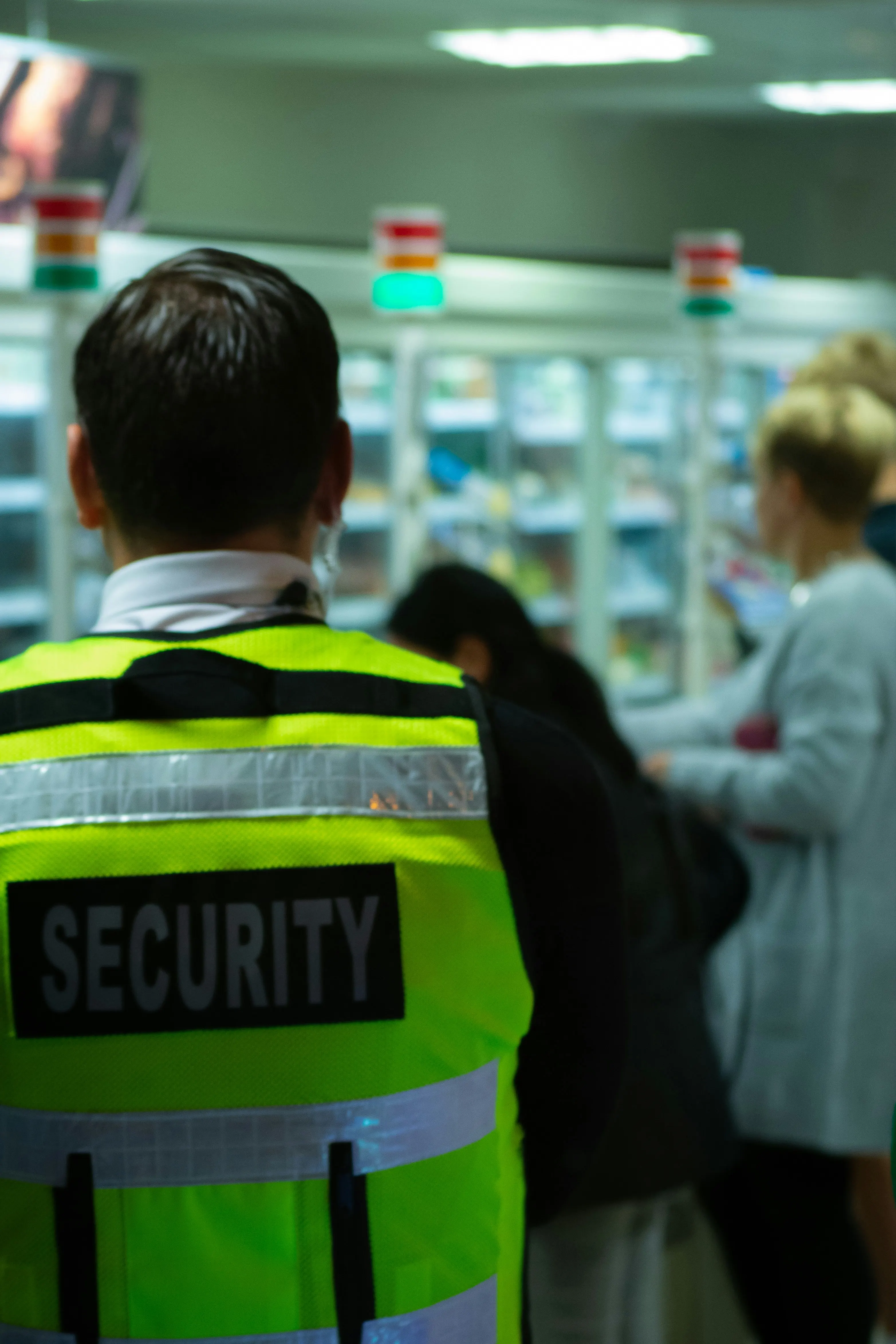 Security guard preparing a professional security guard invoice