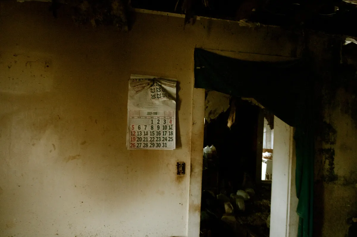 Restoration contractor estimating water damage repair and mitigation costs